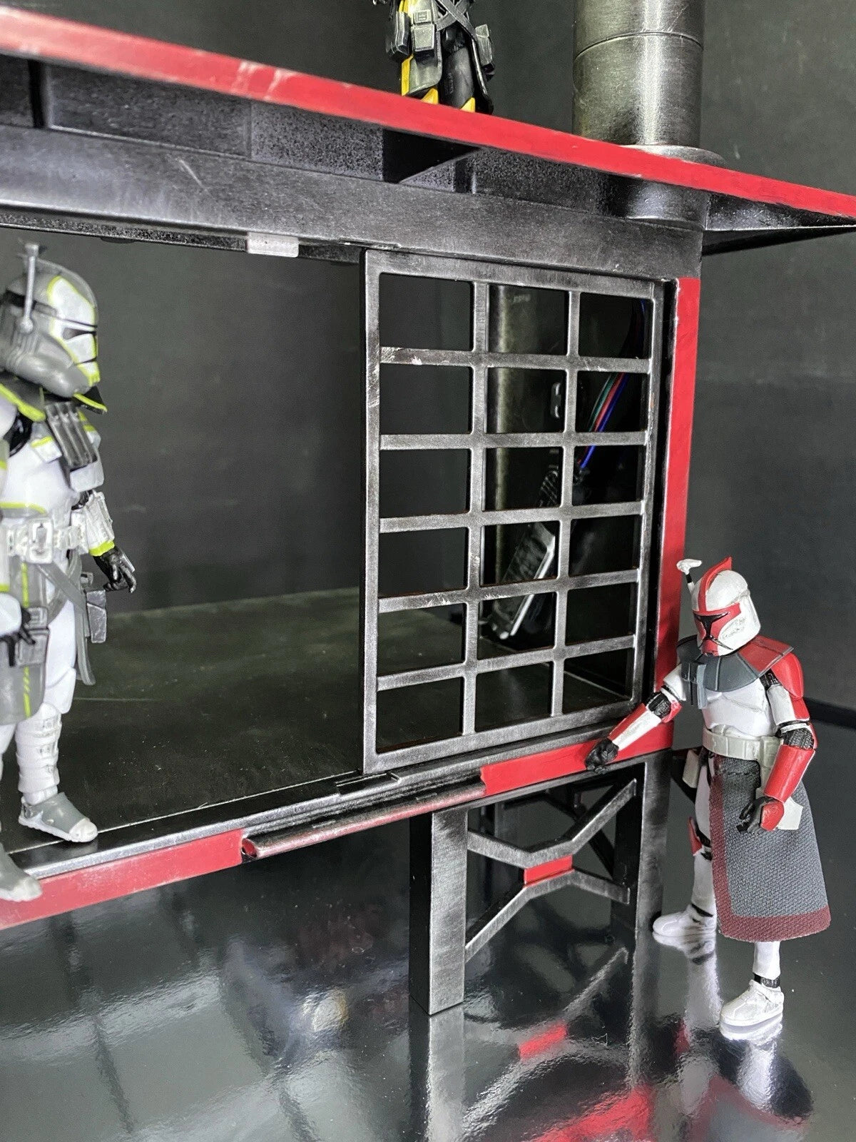 OCP Delta City Quarantine Tower RoboCop OCP Security Diorama Custom collectible