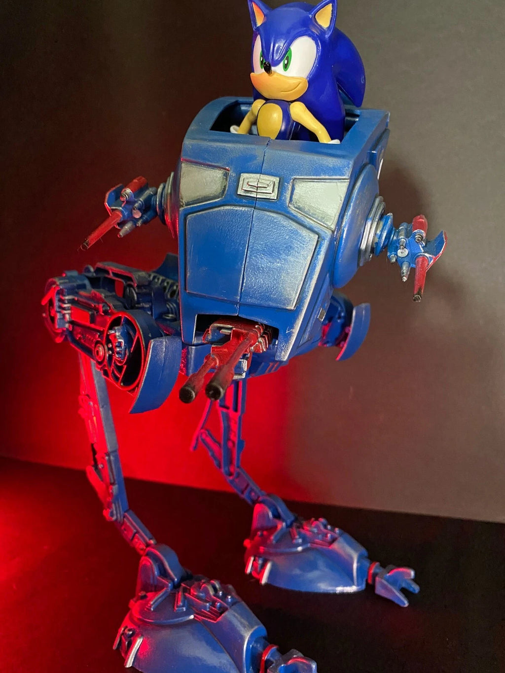 Sonic the Hedgehog x Star Wars AT ST Vintage Kenner Sega Custom - view 20