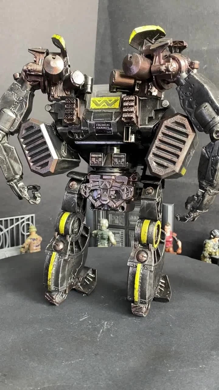 ALIENS Colonial Marines Custom Combat Mech Alien Earth Weyland Yutani Romulus