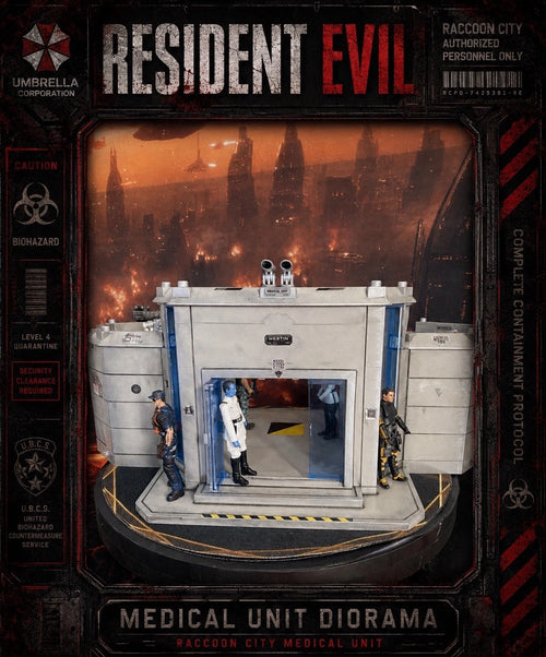 Resident Evil Umbrella Corp Raccoon City Biohazard Research Lab Diorama Horror