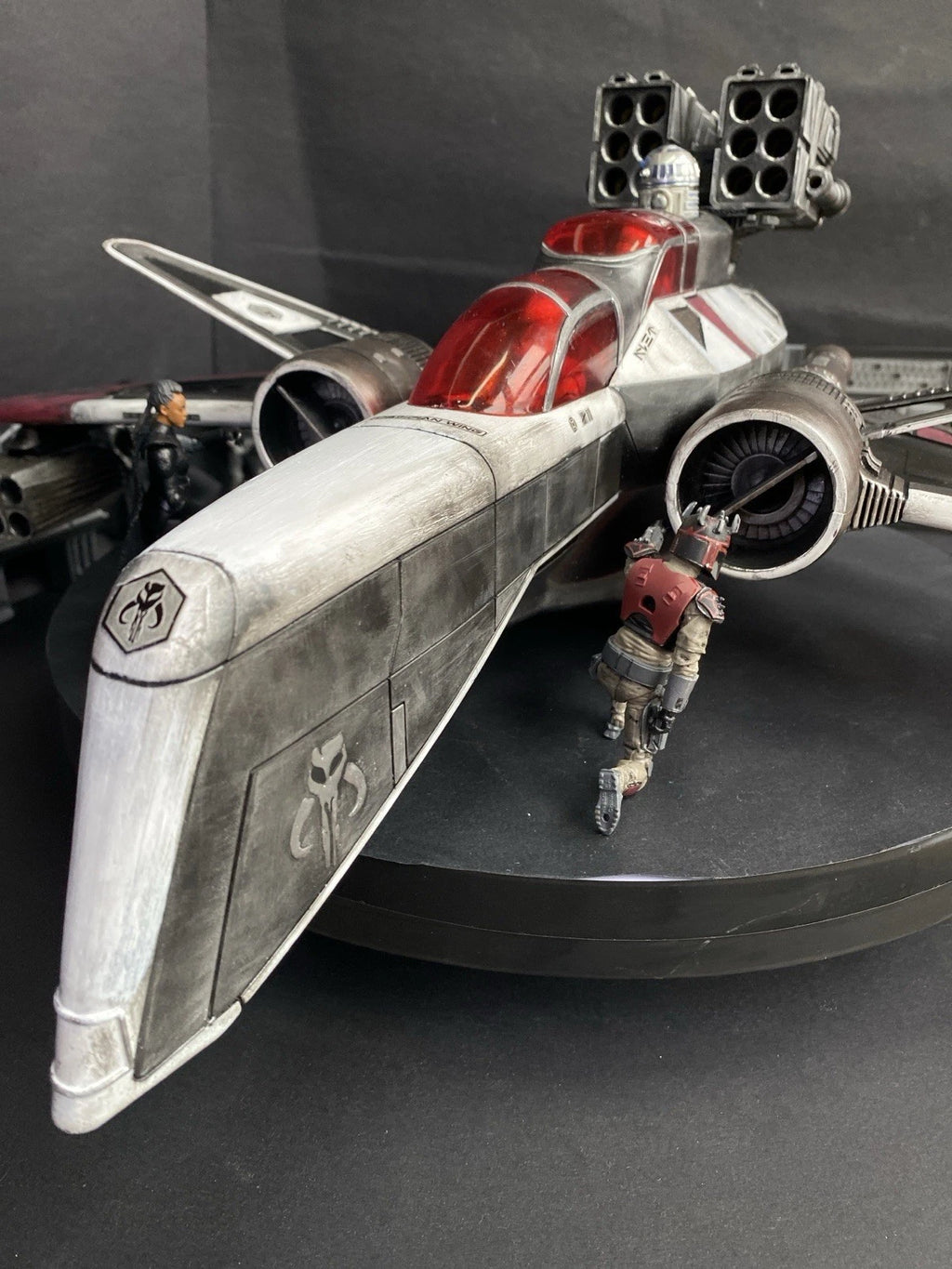 “Red Wraith” Mandalorian ARC 170 Starfighter Star Wars Andor Republic Vintage