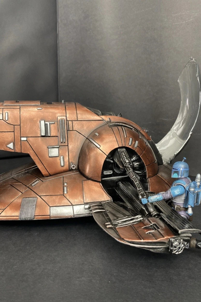 Star Wars Slave 1 Boba Fett Mandalorian Custom Repaint Commission Firespray