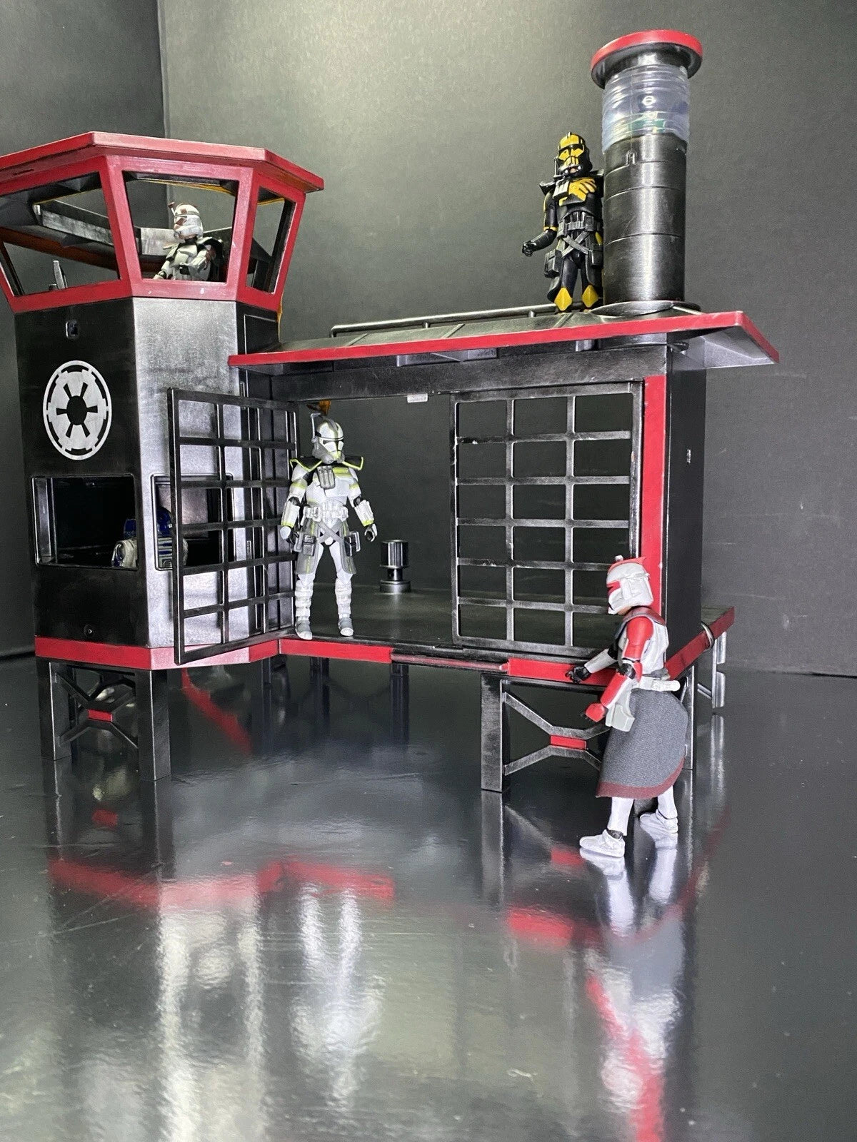 Star Wars Bad Batch Imperial Outpost Vintage Collection Kenner Clone Wars Custom
