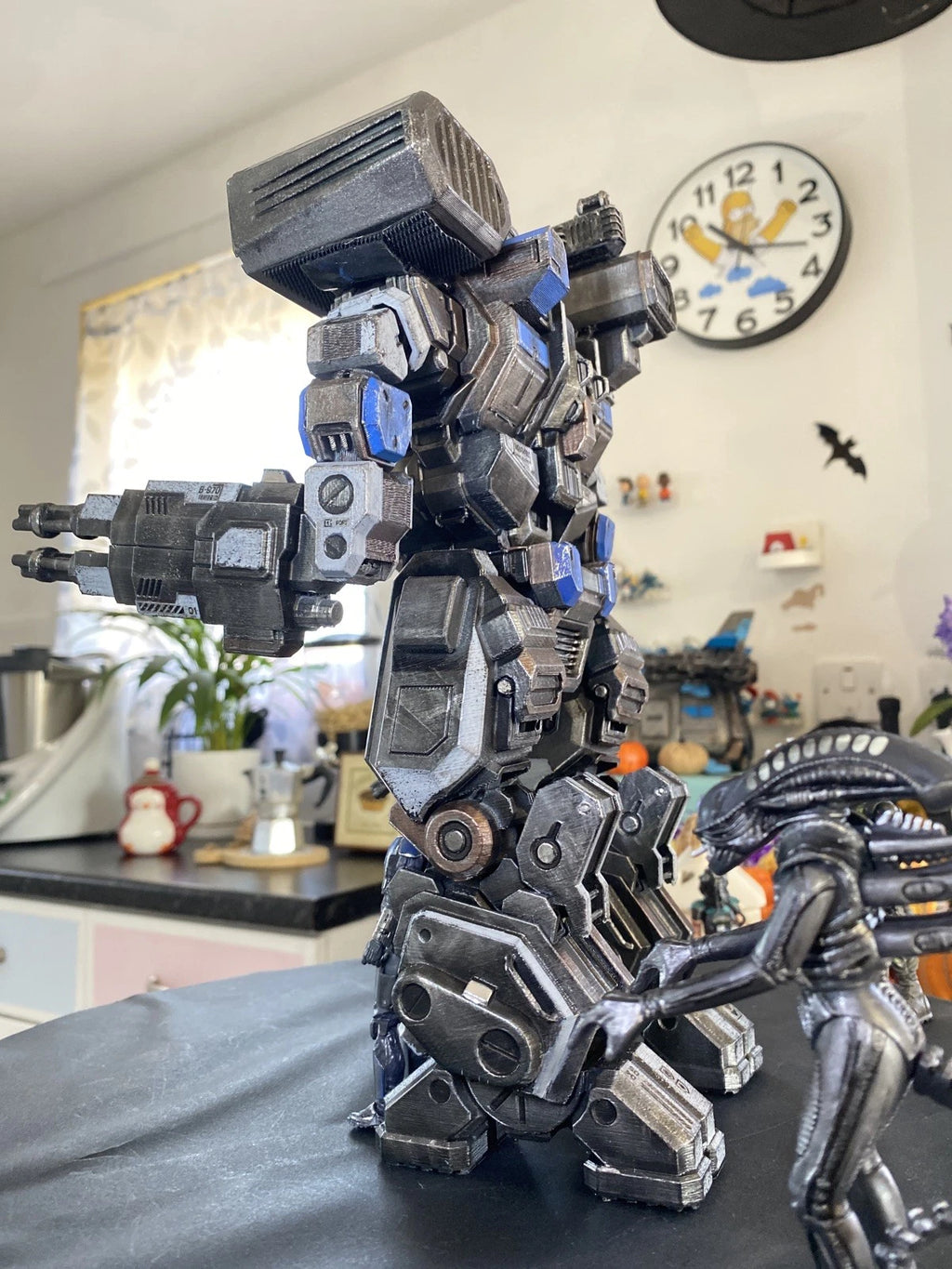Eagle-76 “Block Judge” Urban Pacifier Custom Hand-Painted Judge Dredd Mega-City