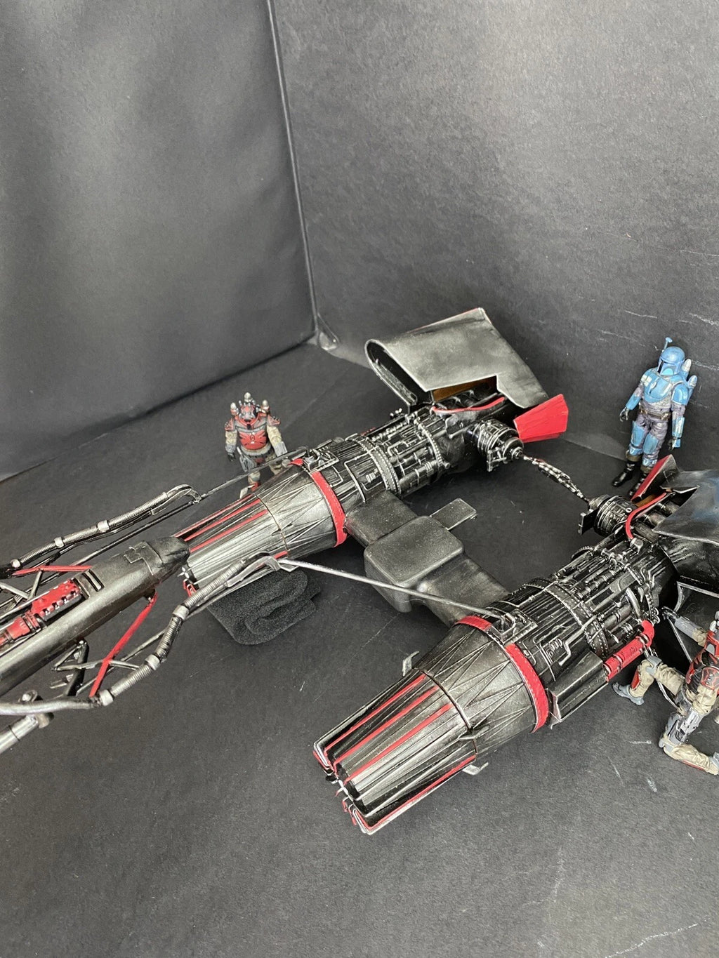 Star Wars Death Watch Pod Racer Original 1999 Kenner Vintage Black Series Empire - view 18