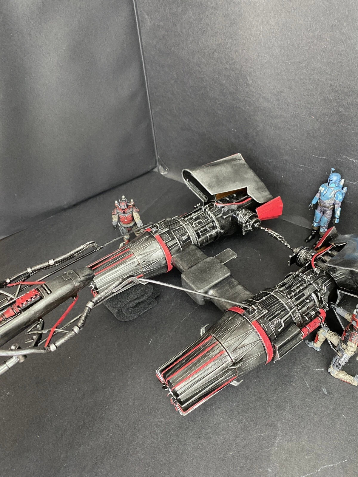 Star Wars Death Watch Pod Racer Original 1999 Kenner Vintage Black Series Empire - view 18