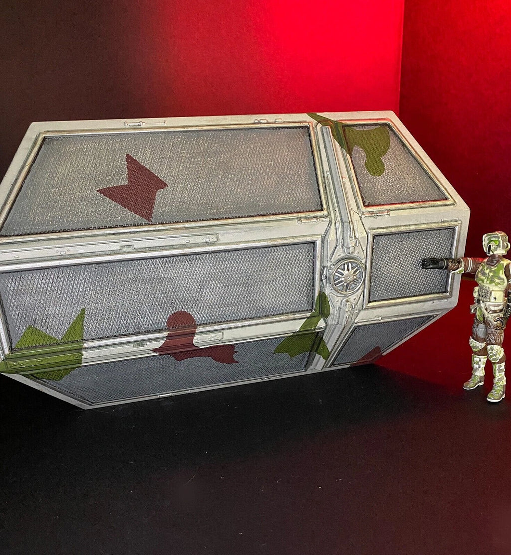 Star Wars Jungle Recon Tie Fighter Interceptor Sith Empire Vintage Kenner Custom - view 10