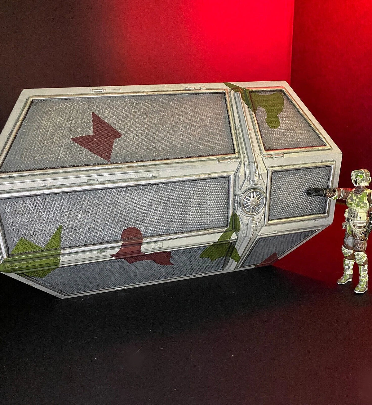 Star Wars Jungle Recon Tie Fighter Interceptor Sith Empire Vintage Kenner Custom - view 10