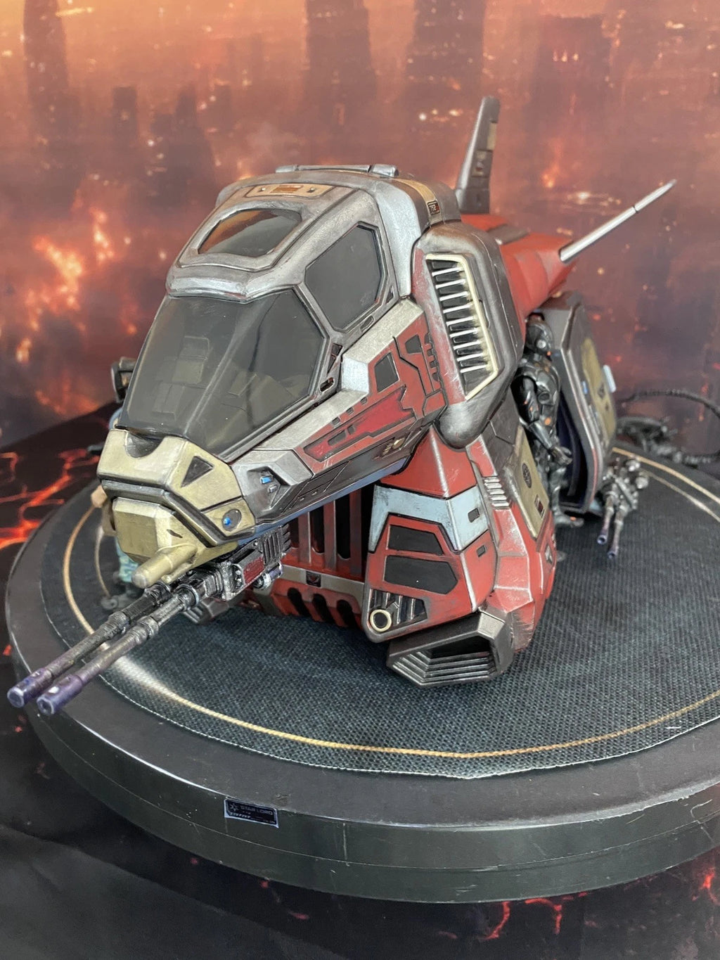 Krayt Viper Assault Shuttle | Custom Hand-Painted Star Wars Kenner Sith  Diorama