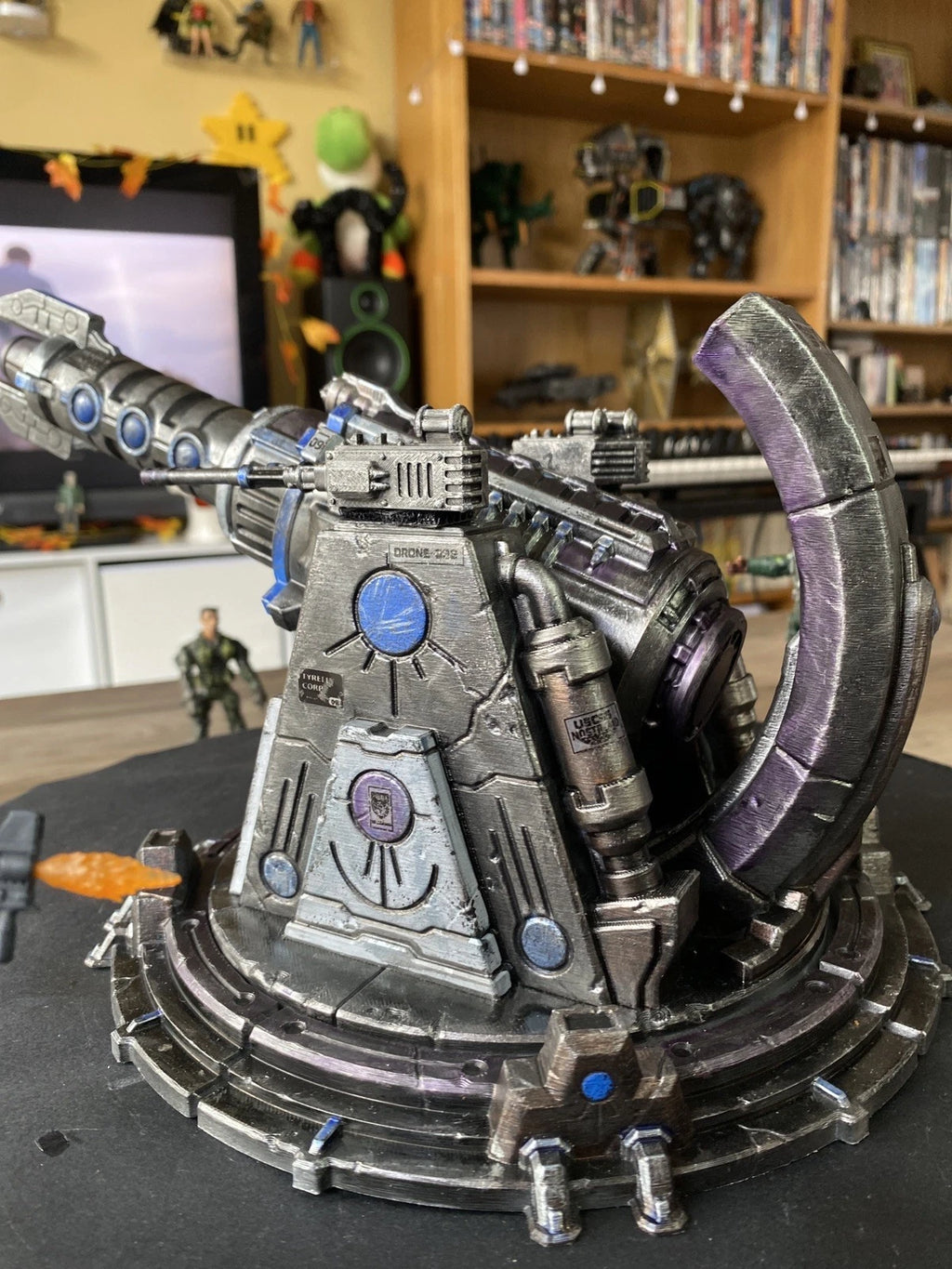 Bastion Sigma-9 Siege Cannon Emplacement | Warhammer 40K Custom Display Terrain