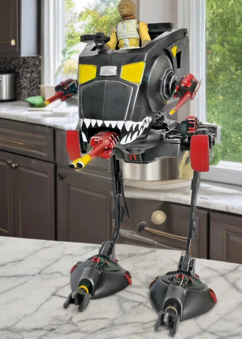 Star Wars Sharkbite Walker Bespoke AT-ST vintage Sith Kenner custom collectible