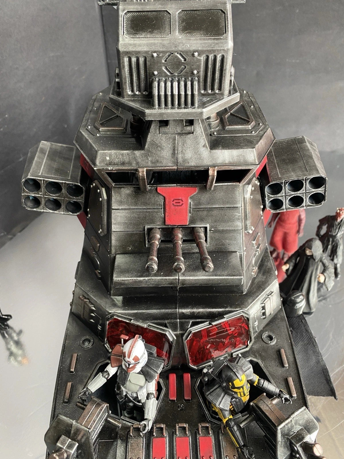 Custom Cobra Ironclad River Fortress Gunboat | G.I. Joe 3.75” Scale | Handmade