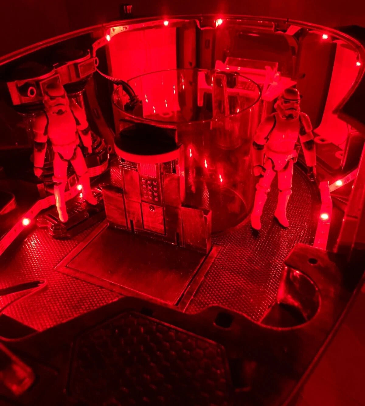 GI JOE COBRA “BLACKSITE CELL-9” CUSTOM DIORAMA OUTPOST LED LIGHT 3.75 1:18 - view 4