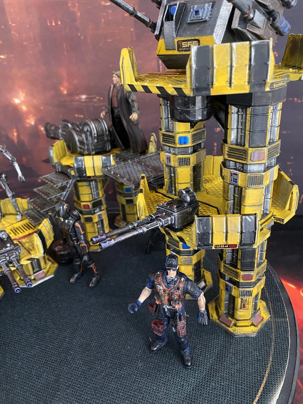 Aliens Hadley’s Gate Weyland-Yutani Perimeter Defence Bastion Romulus Diorama