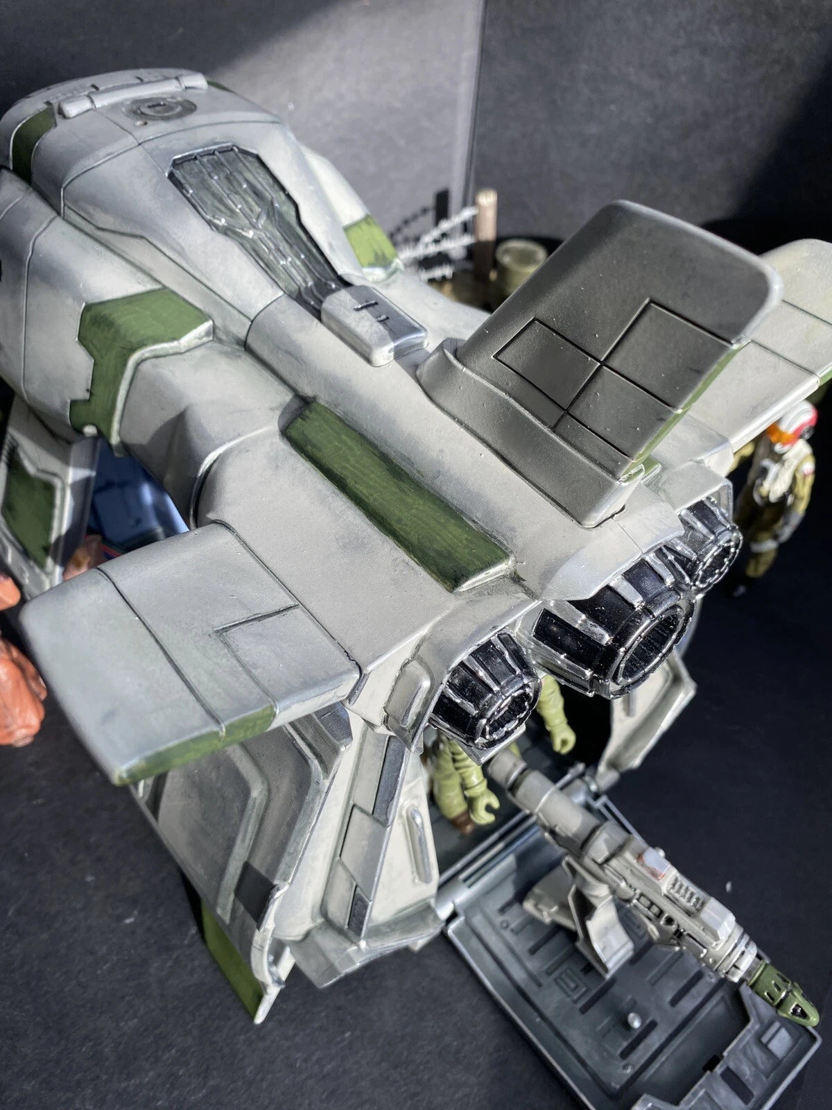 Imperial Shuttle “Pale Vengeance” – Custom Star Wars Kenner Black Series Display