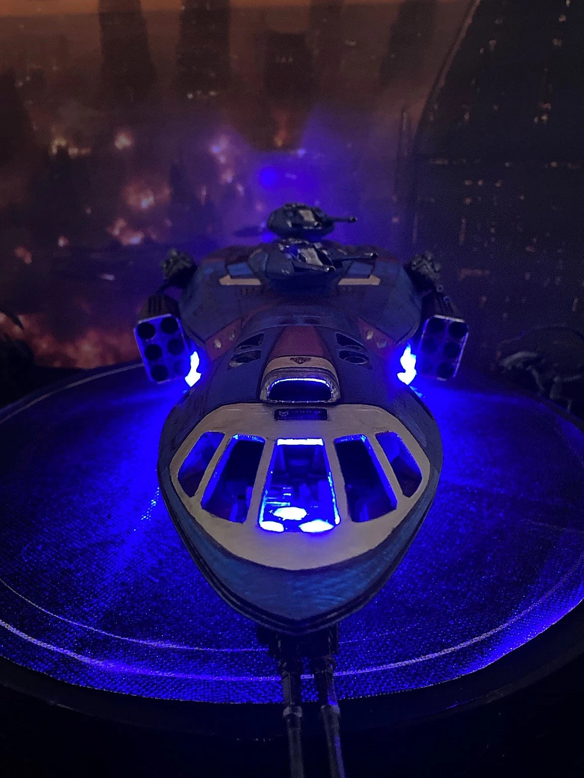 Stargate P9X-4 Viper-Class Gatefront Assault Gunship Diorama Display Custom SG1
