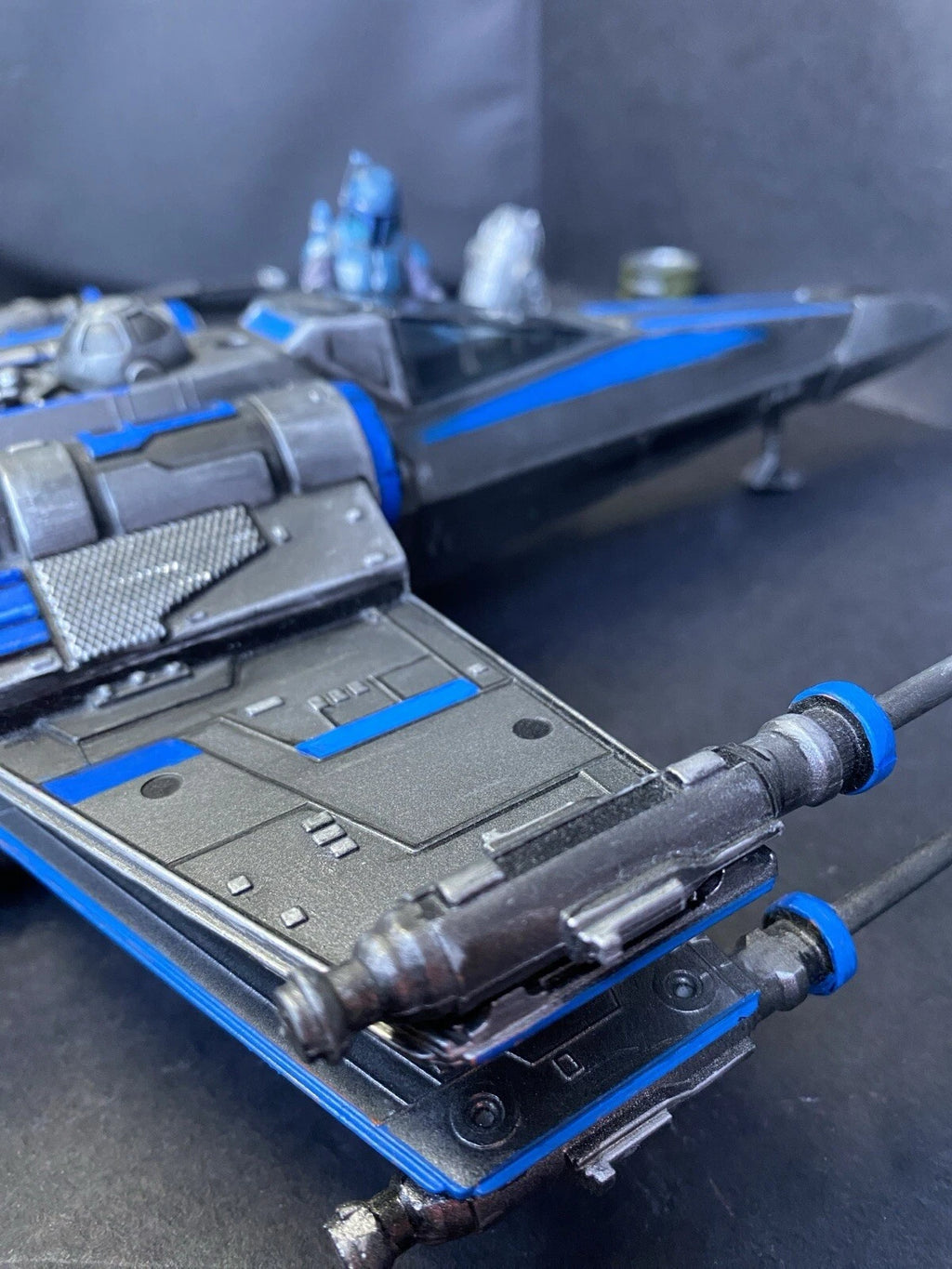 Star Wars RZ-9 “Nightglass” X-wing Interceptor | Custom Starfighter Diorama