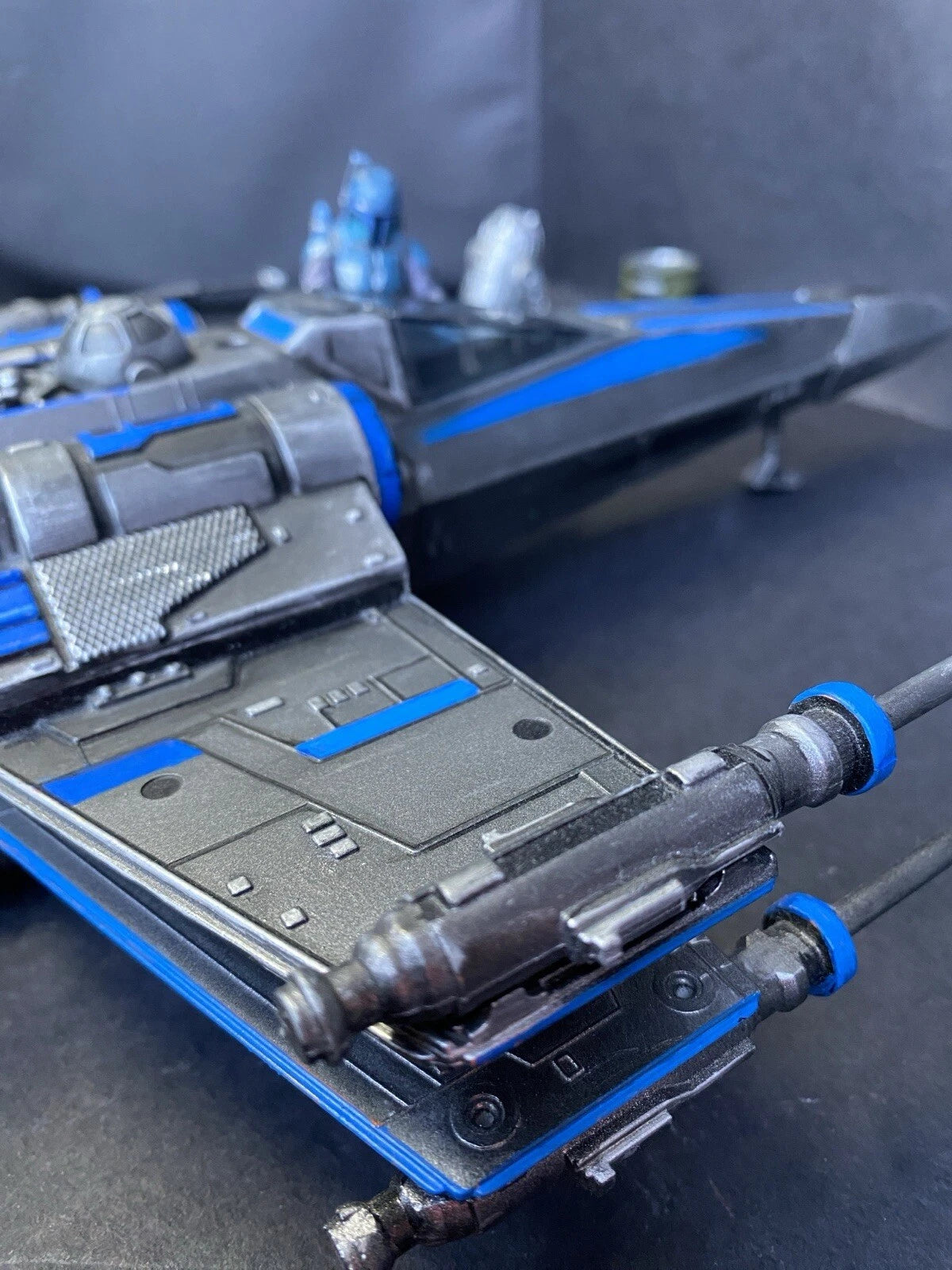Star Wars RZ-9 “Nightglass” X-wing Interceptor | Custom Starfighter Diorama