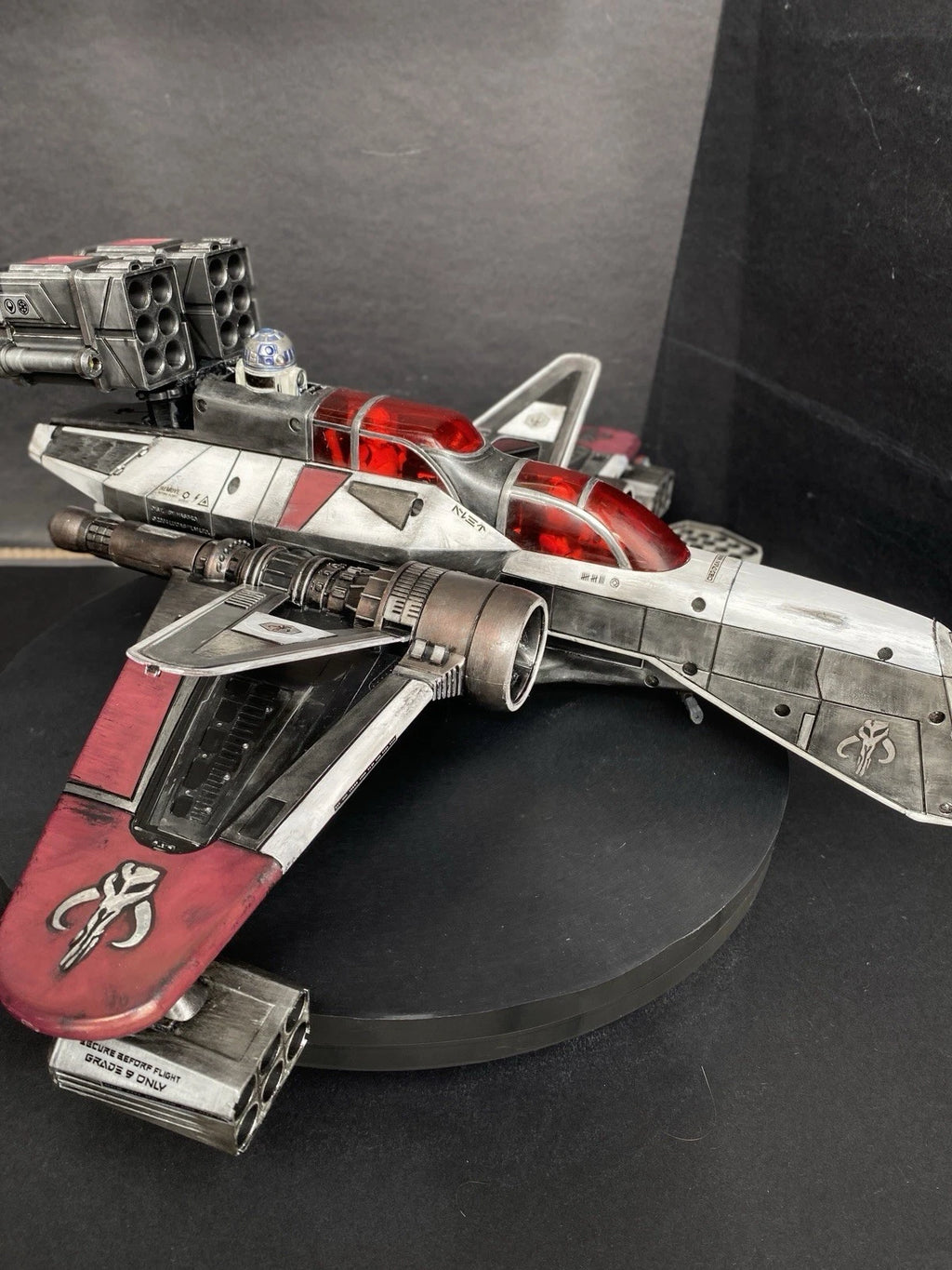 “Red Wraith” Mandalorian ARC 170 Starfighter Star Wars Andor Republic Vintage