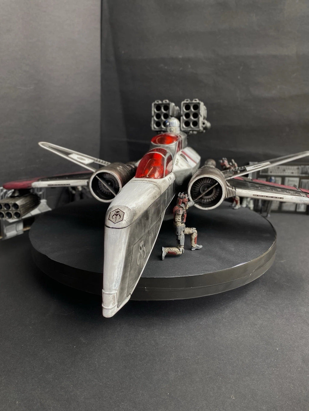 “Red Wraith” Mandalorian ARC 170 Starfighter Star Wars Andor Republic Vintage