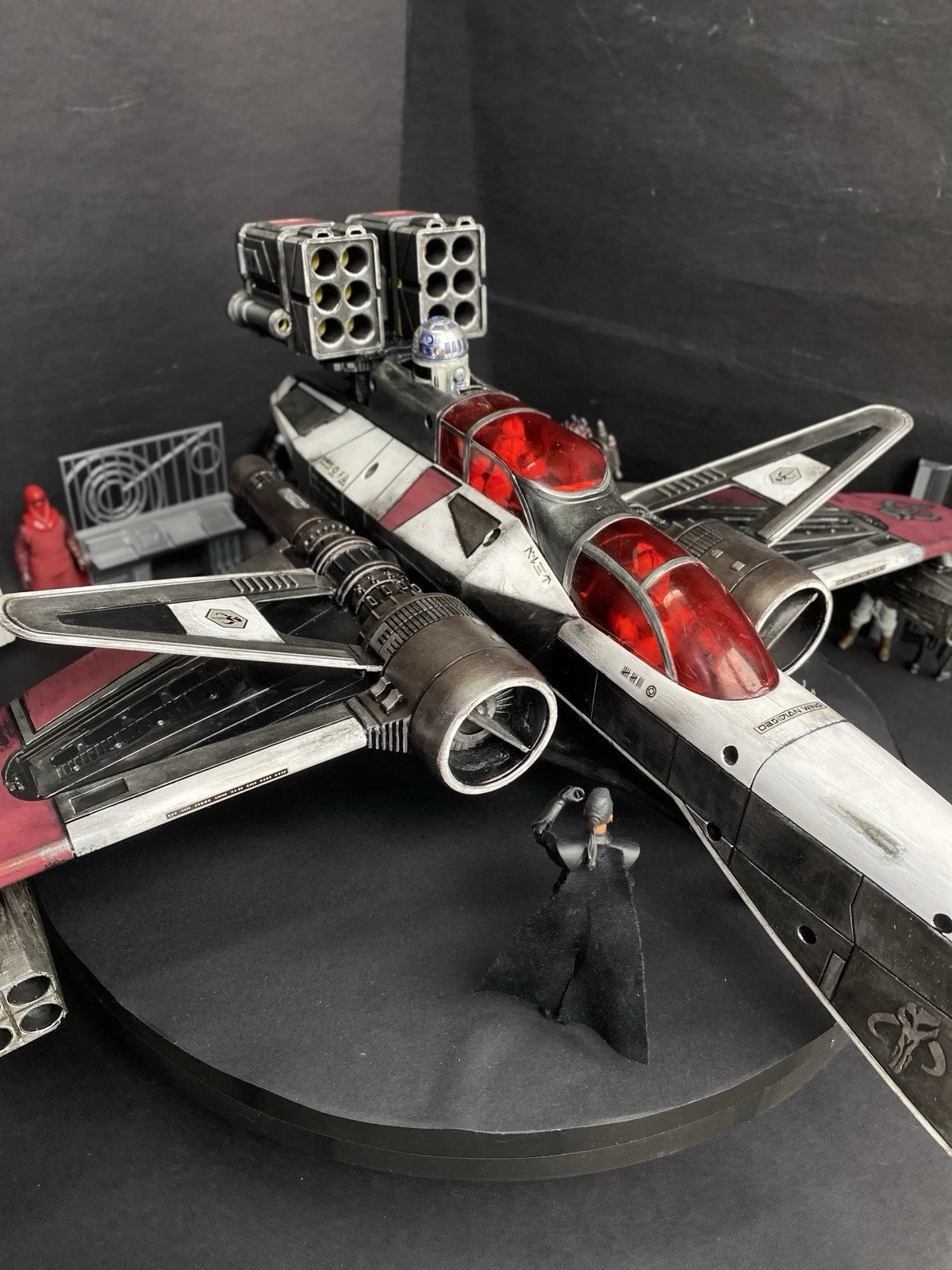 “Red Wraith” Mandalorian ARC 170 Starfighter Star Wars Andor Republic Vintage
