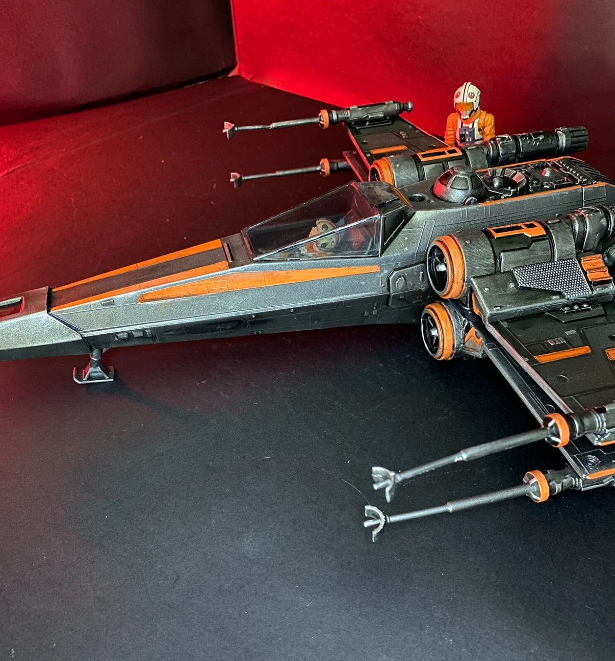 Star Wars X Wing Fighter Vintage Kenner Custom ROTJ Death Star Battle Fighter