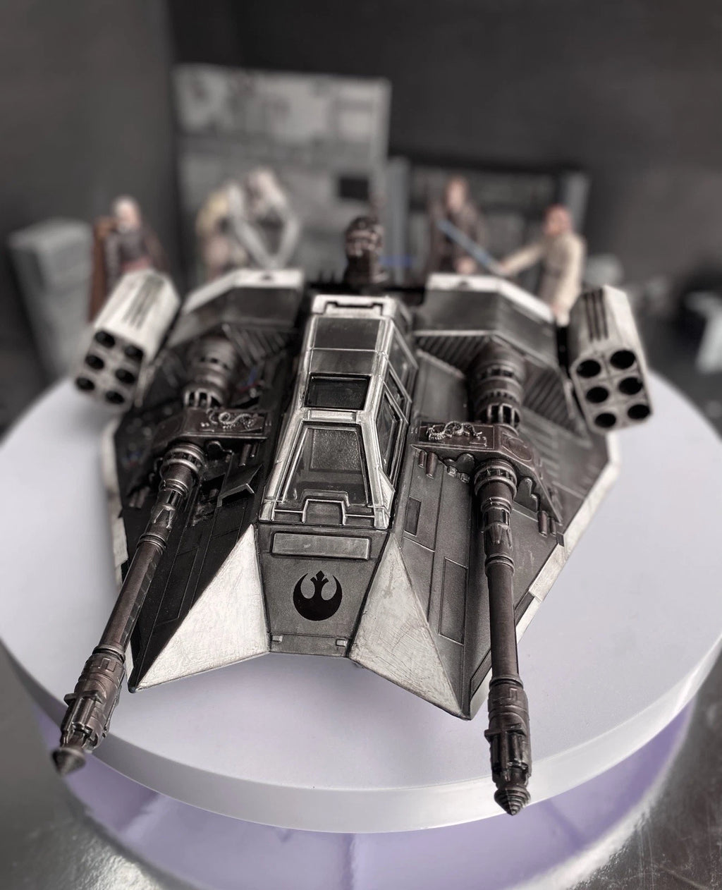 Star Wars Rebel Snowspeeder Midnight Raptor X9 Collector Andor Exclusive Custom