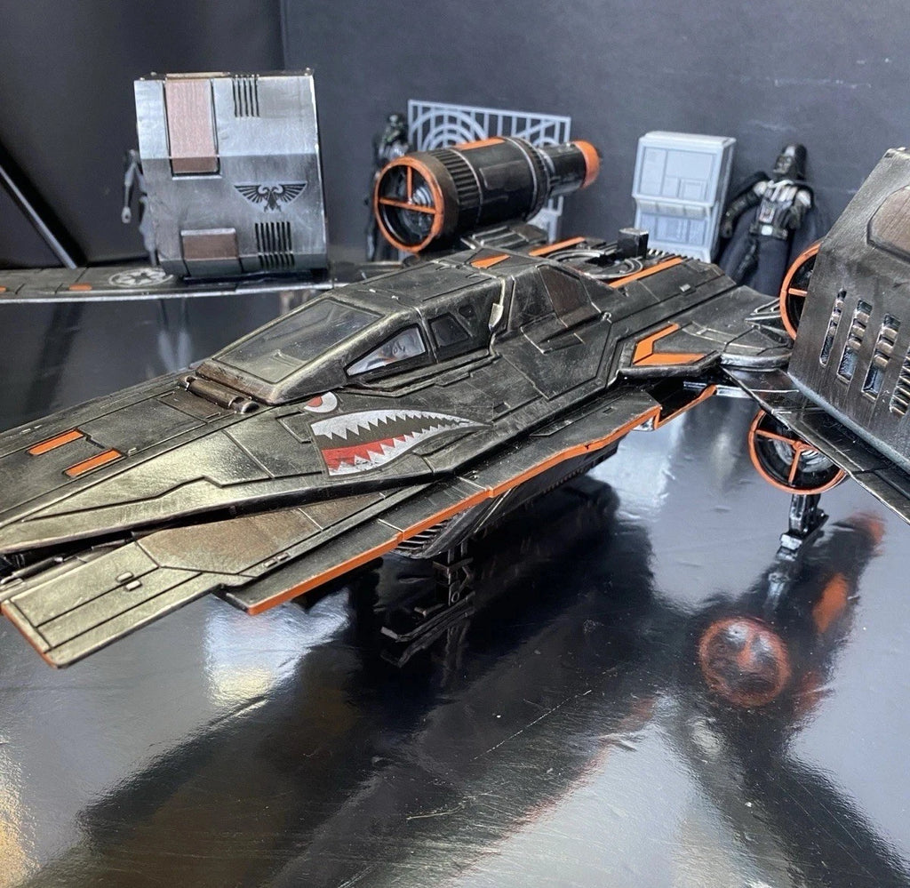 Star Wars U-Wing Starfighter Andor Rogue One Custom Sith Vintage Kenner Imperial