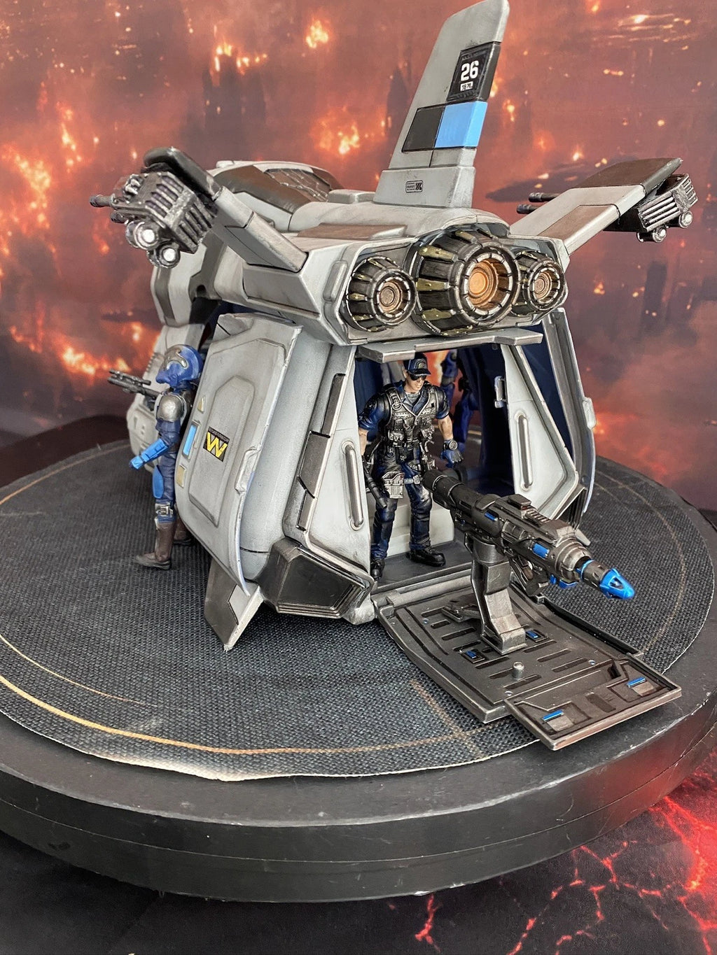 RoboCop OCP Custom Gunship Detroit Police Transport Urban Assault Battle Damaged