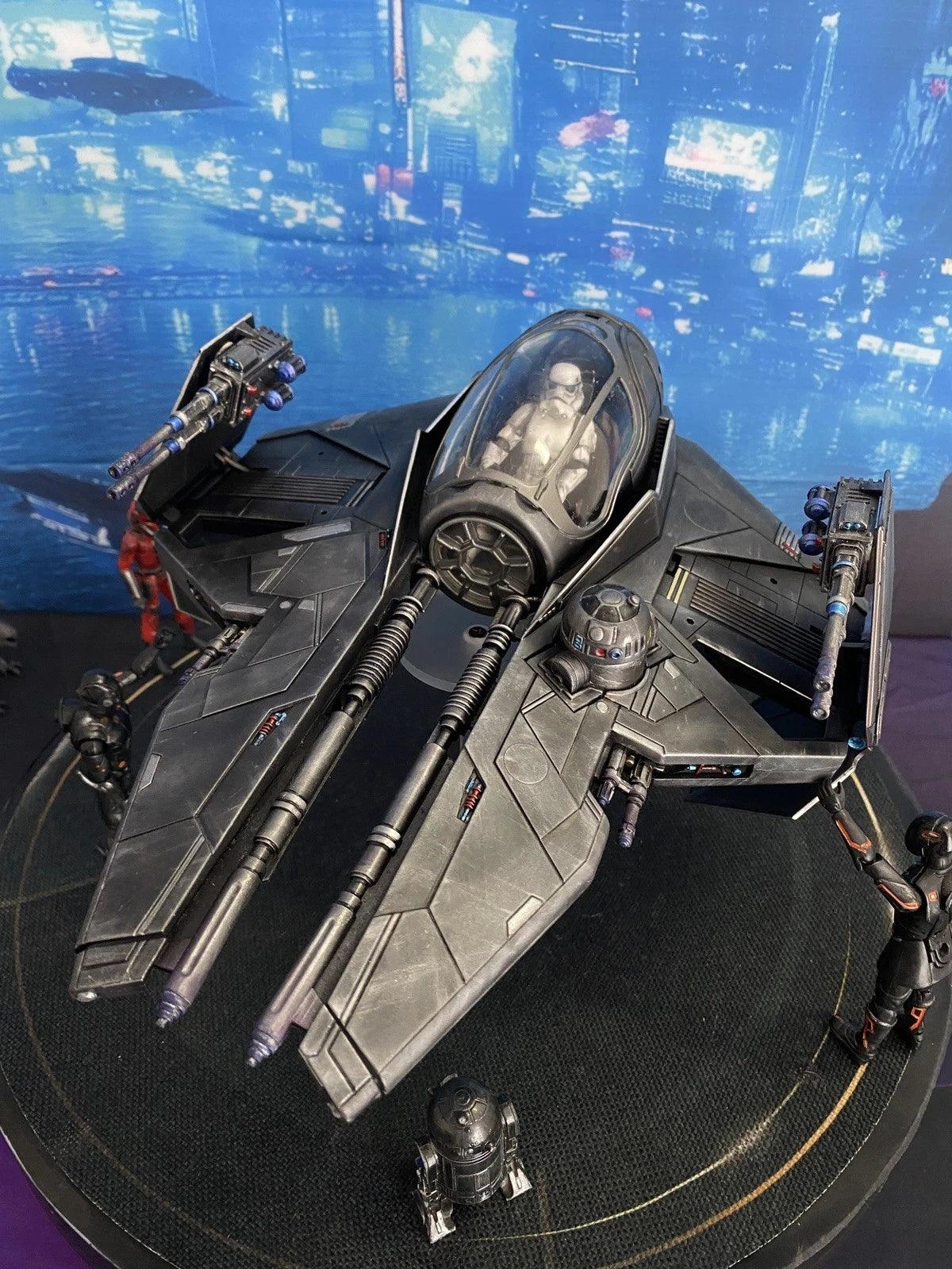 Imperial Starfighter Andor Mandalorian Sith Empire collectible Star Wars Custom