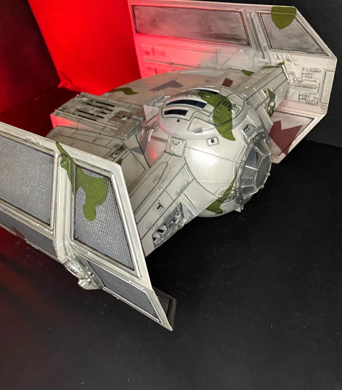 Star Wars Jungle Recon Tie Fighter Interceptor Sith Empire Vintage Kenner Custom - view 3
