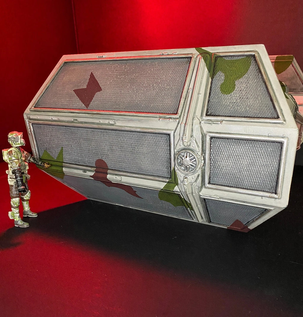 Star Wars Jungle Recon Tie Fighter Interceptor Sith Empire Vintage Kenner Custom