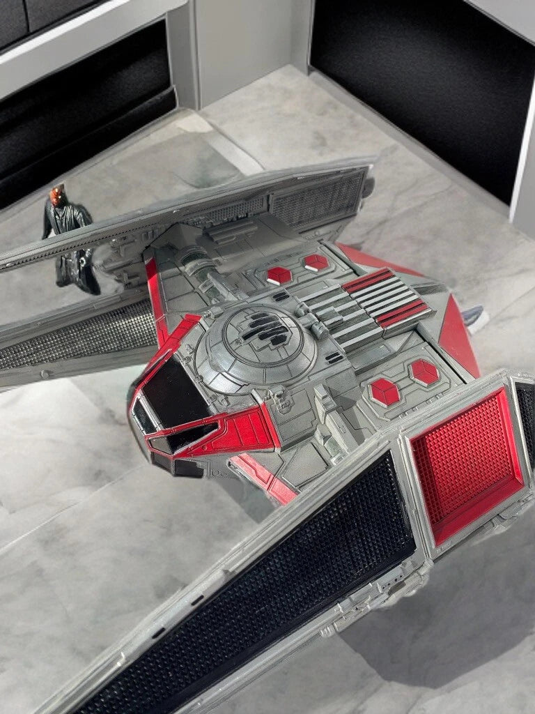 Crimson Hex Interceptor Custom Star Wars TIE Fighter Display Sith Vintage Kenner