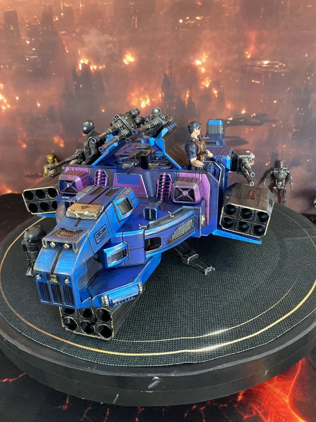 Aliens Weyland Yutani Siege Lander | Custom Colonial Marine Gunship Romulus APC