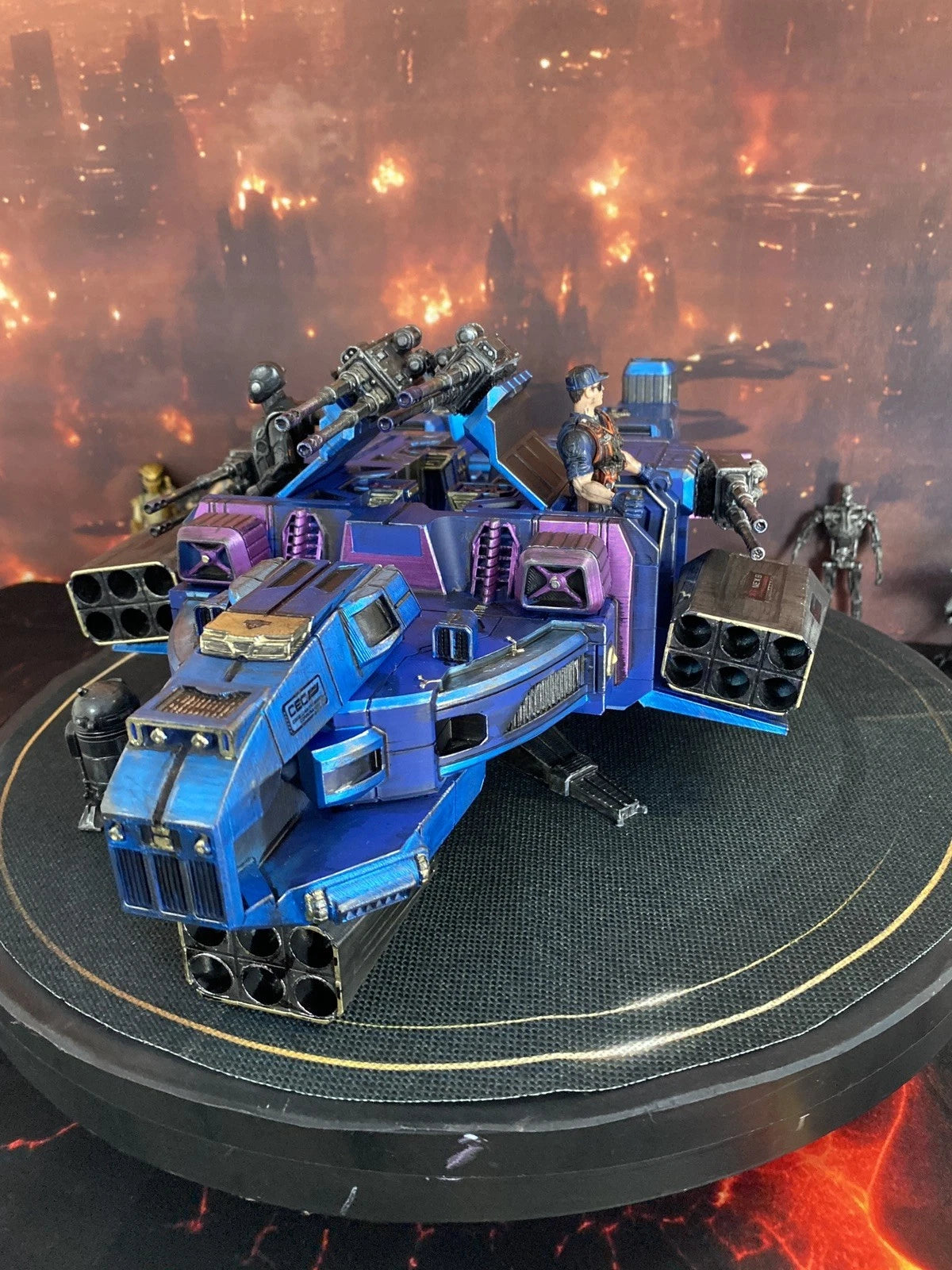 Aliens Weyland Yutani Siege Lander | Custom Colonial Marine Gunship Romulus APC