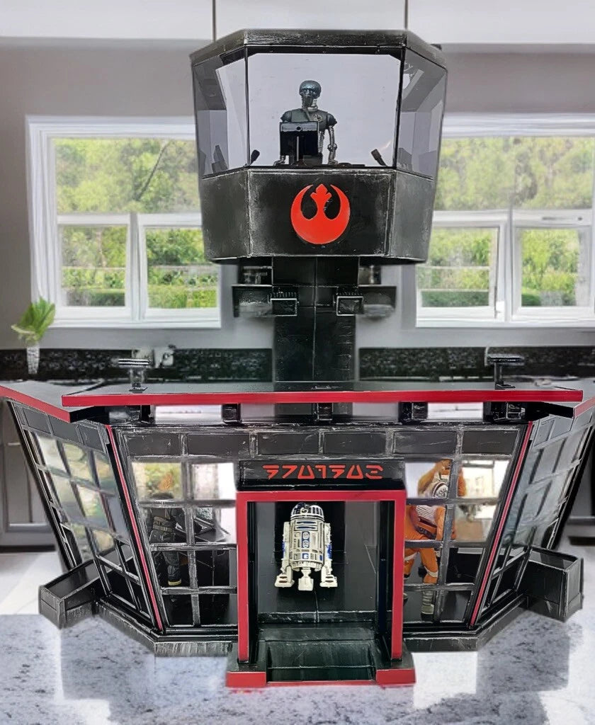 Star Wars Rebel Alliance Yavin X-Wing Hangar Rogue One Andor Kenner Diorama