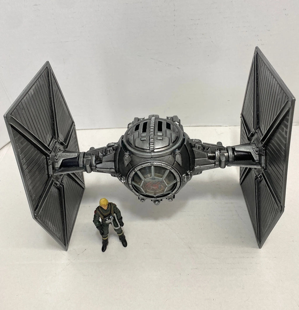 Andor Obsidian Reign Star Wars TIE Fighter Custom Vintage Kenner Black Series - view 10
