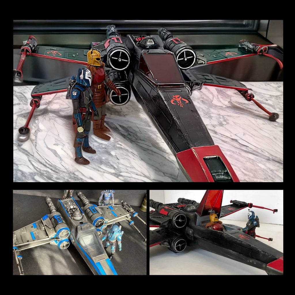Mandalorian X-Wing Commission Kenner Sith Collectible Star Wars Custom