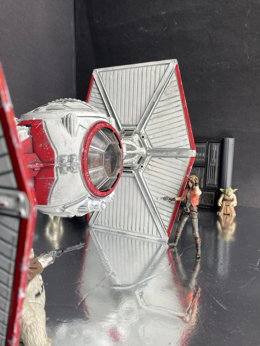 Star Wars TIE Fighter Vintage Collection Imperial Empire Sith Custom Starfighter