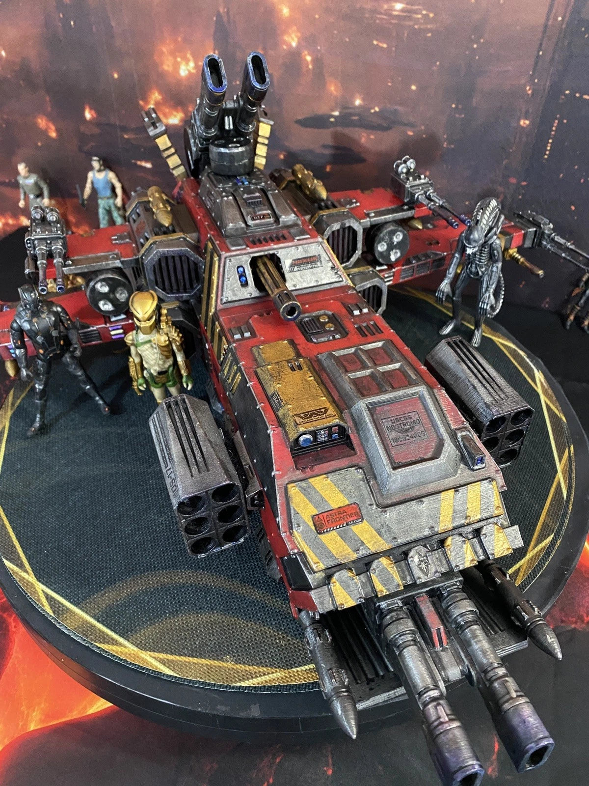 Aliens Predator WEYLAND-YUTANI “OBSIDIAN CLAUSE” GUNSHIP |  Romulus Earth Custom