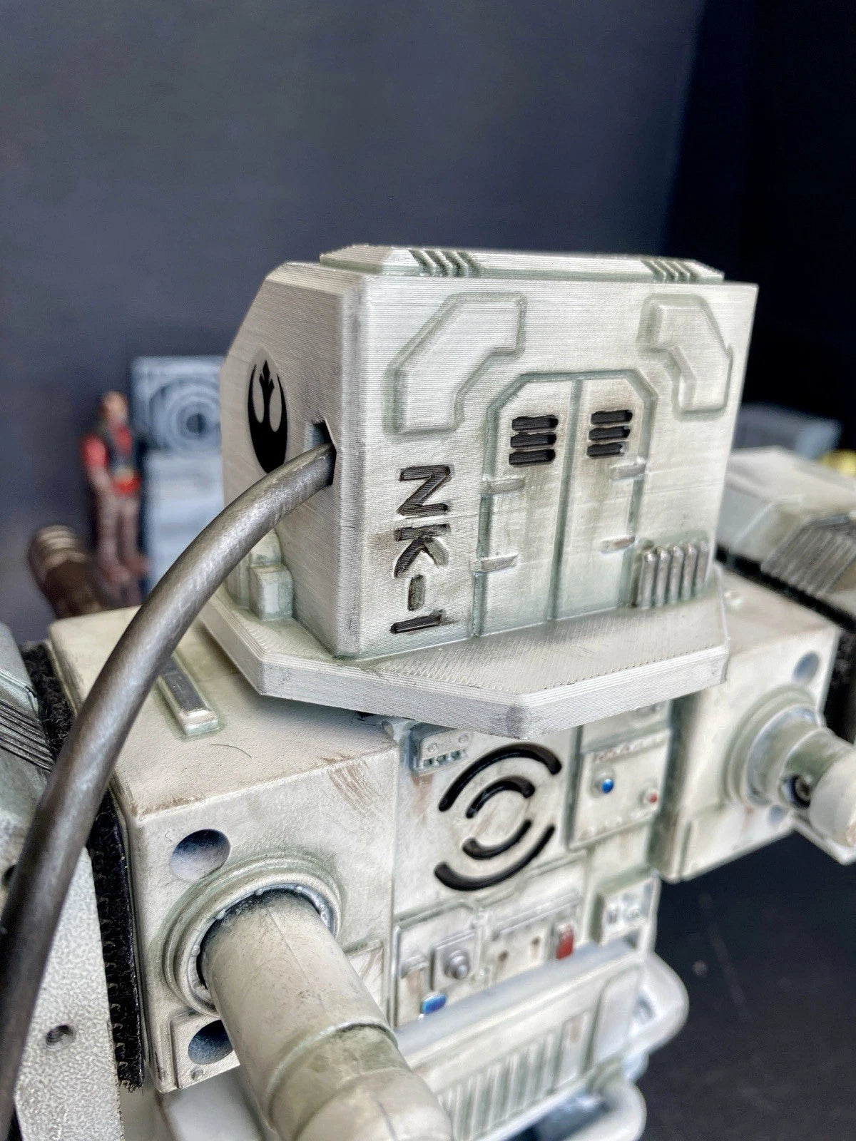 Snowhammer Rebel Rocket Truck 1:18 Hand-Painted Andor Vintage Kenner Star Wars