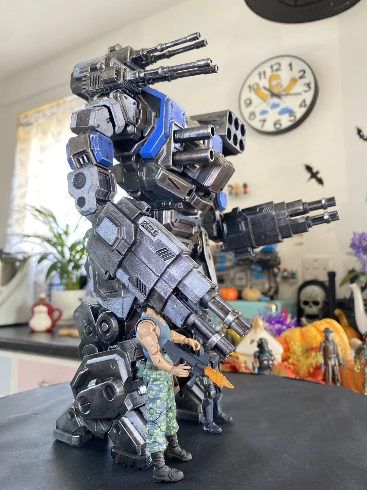 RoboCop ED-209 OCP Custom Mech Robot Walker Detroit Police vintage Collectible