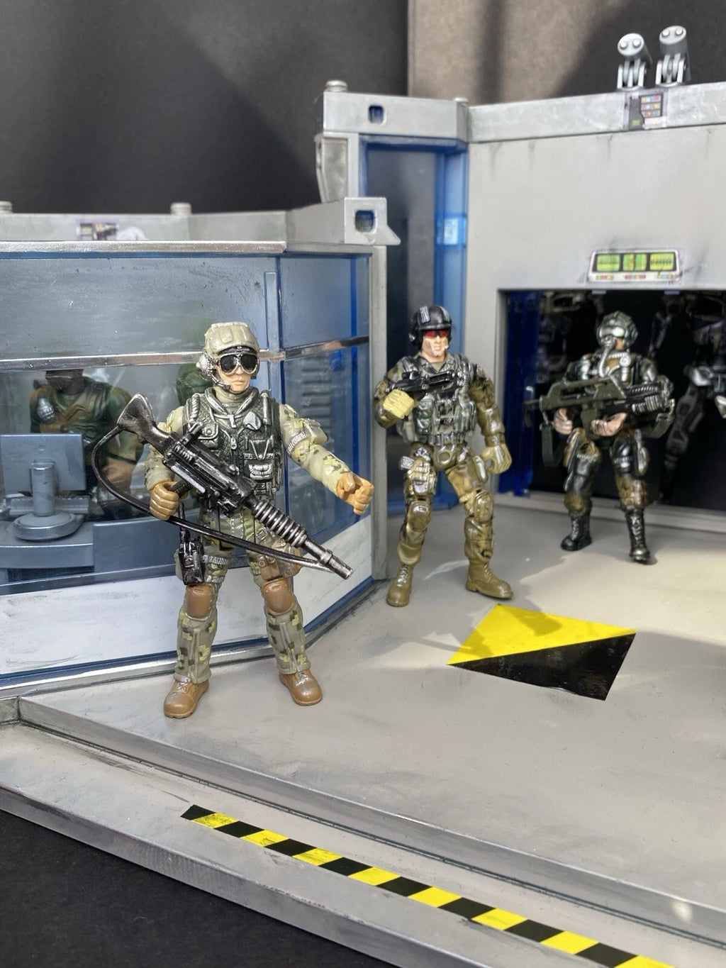 GI JOE COBRA Medical Lab Diorama 1:18 3.75 Collectible series Vintage Custom