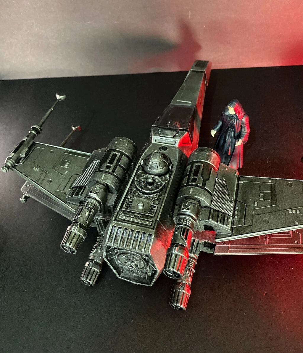 Prototype Star Wars X Wing Sith Fighter Palpatine Vintage TVC Custom Collectible