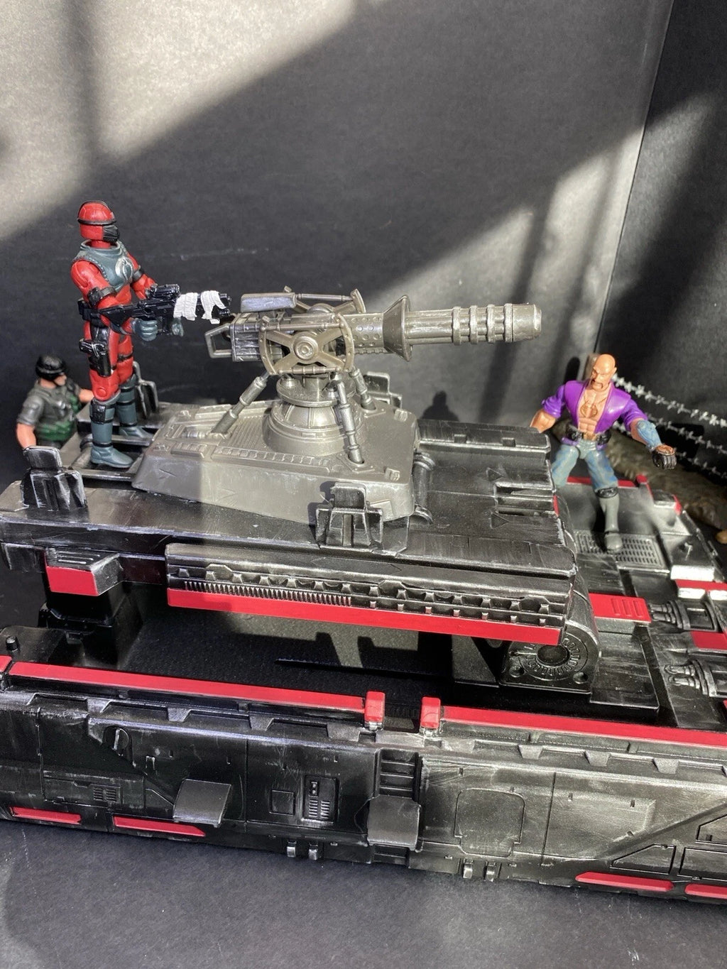 GI JOE COBRA Hover Tank Diorama 1:18 3.75 Inch Rare Collectible Vintage Custom