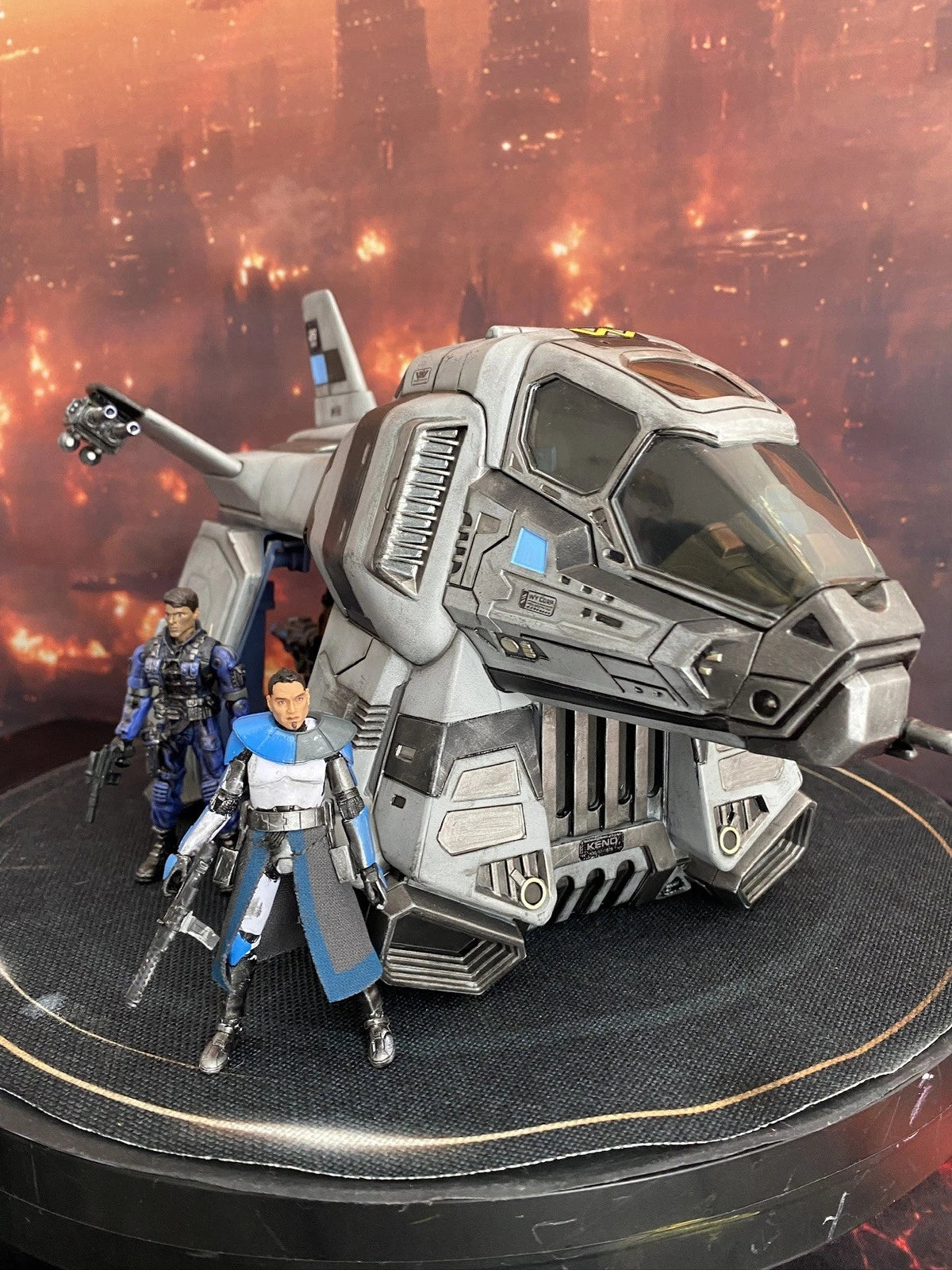 RoboCop OCP Custom Gunship Detroit Police Transport Urban Assault Battle Damaged
