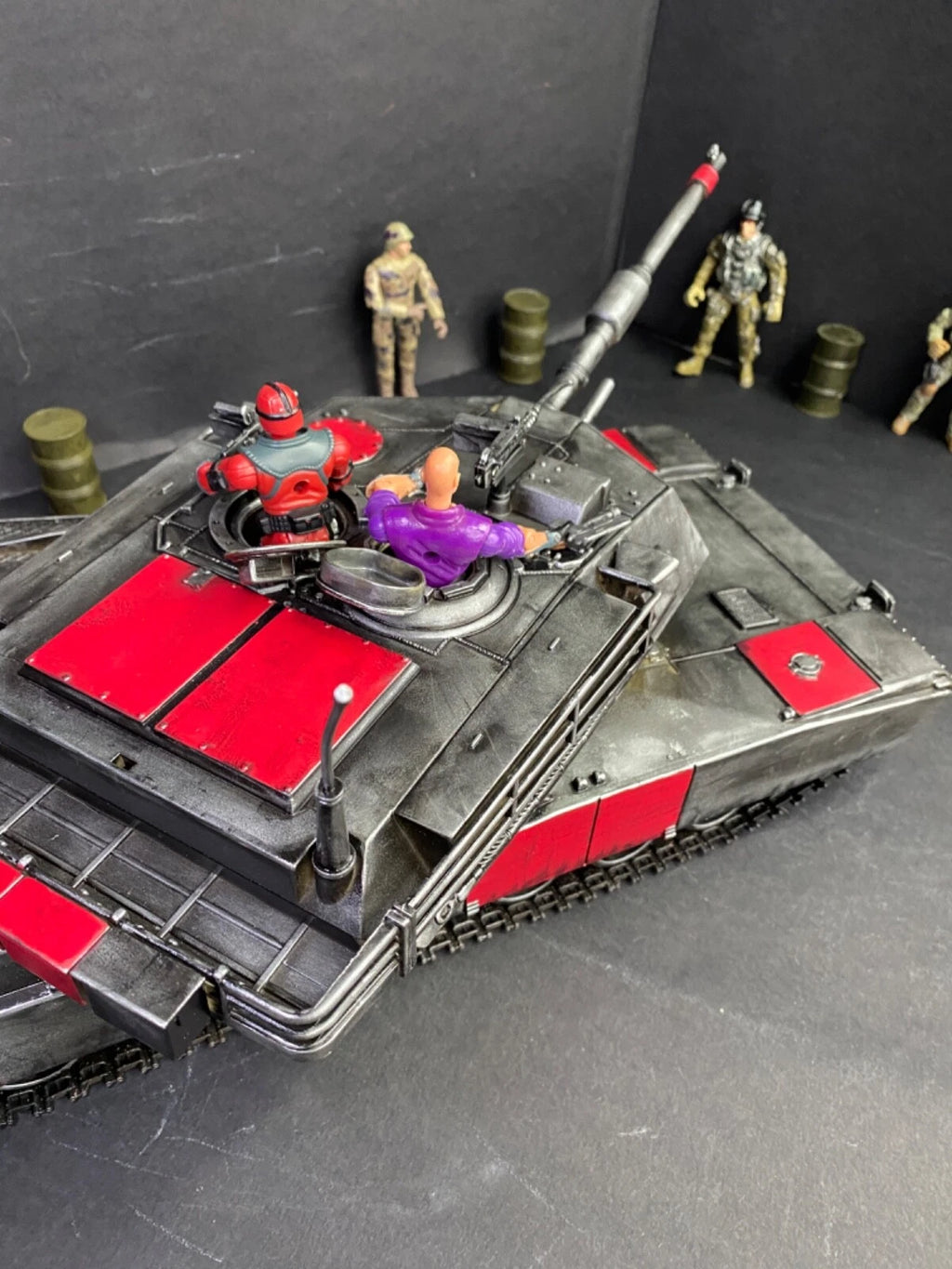 GI JOE COBRA DEVELOPMENTAL TERROR TANK 1:18 Collectible Vintage Custom