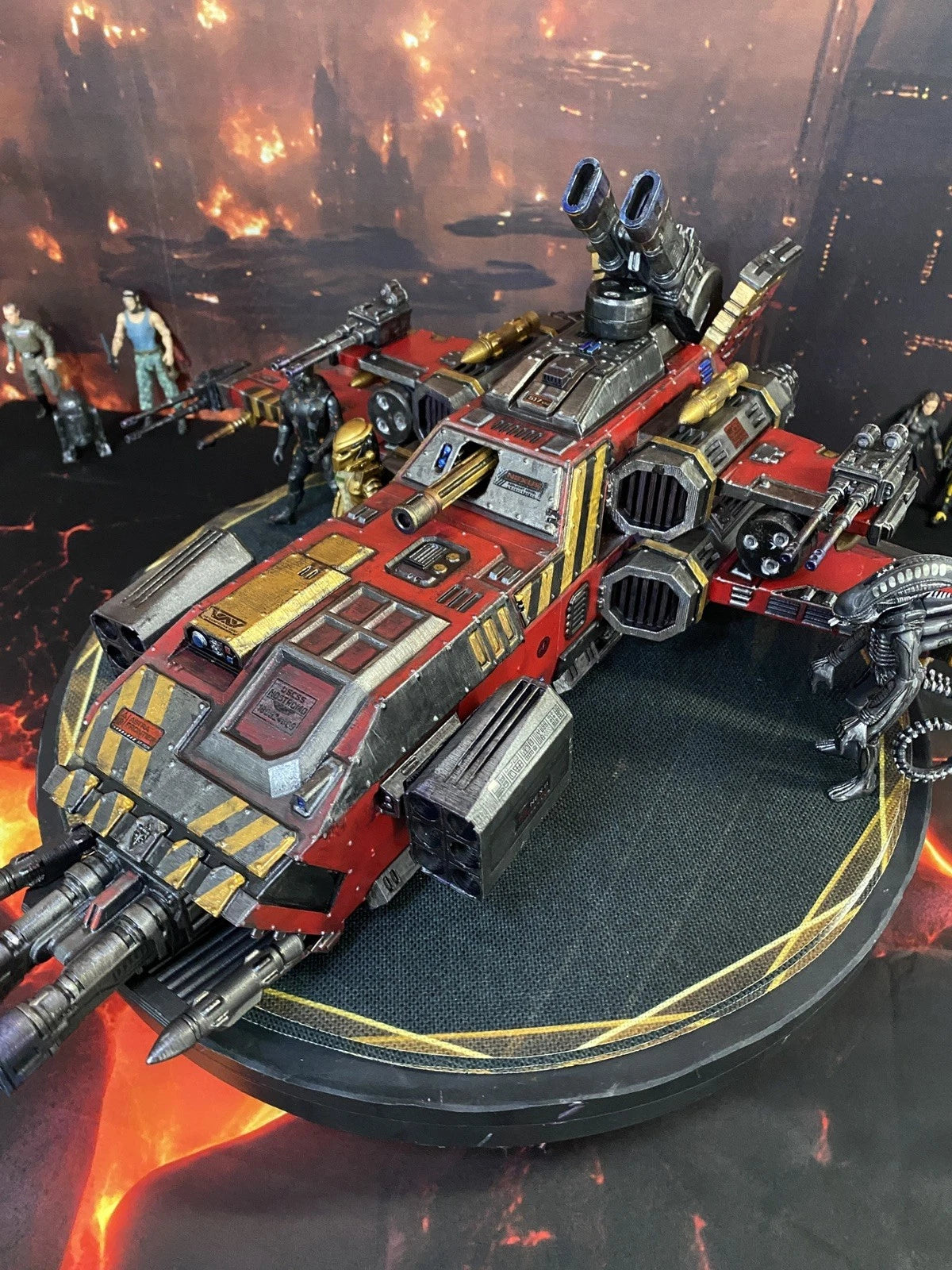Aliens Predator WEYLAND-YUTANI “OBSIDIAN CLAUSE” GUNSHIP |  Romulus Earth Custom