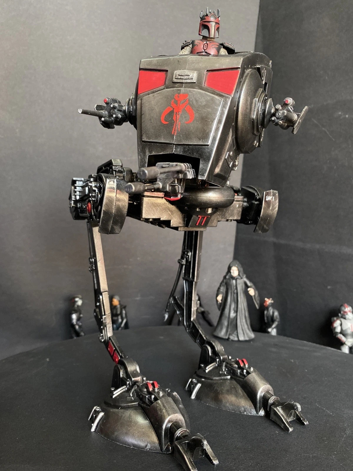 Sith Walker “MYTHOS-STRIDER” Custom AT-ST Mustafar Exegol Black Series Kenner