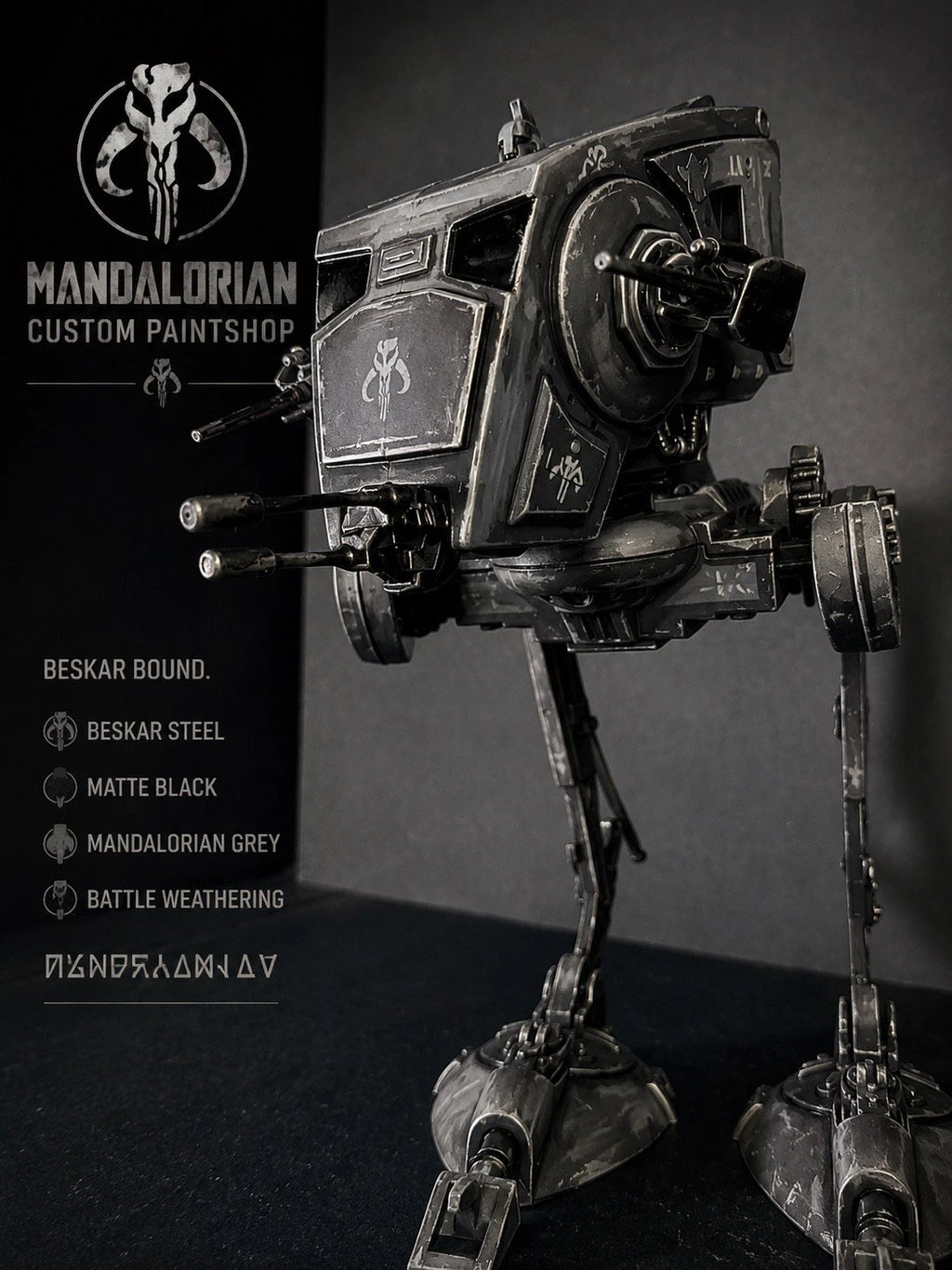 Star Wars AT-ST Commission Andor Imperial Vintage Geonosis Custom collectible
